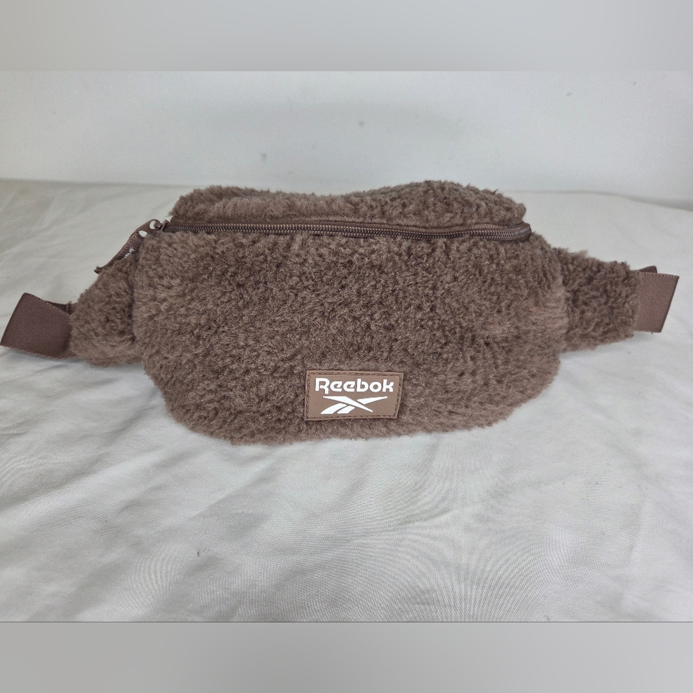 Reebok OS Brown Fleece Belt Bag / Fanny Pack - Picture 4 of 13